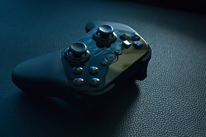 blue game controller